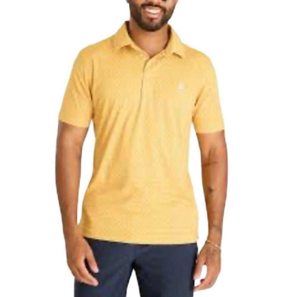 NWT Chubbies Men’s The Sundial Range Polo Yellow Size Medium